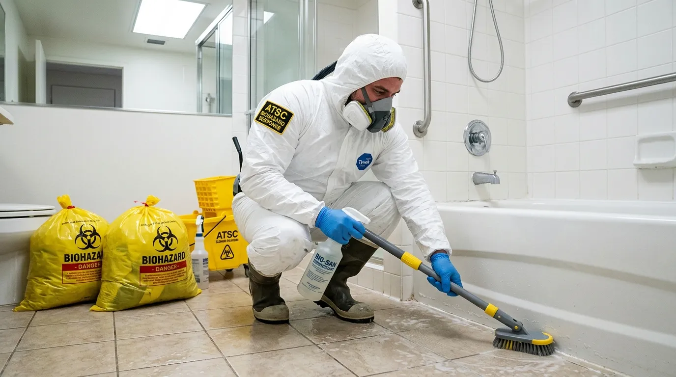 Decontamination equipment deployed for Blood Cleanup in Los Serranos